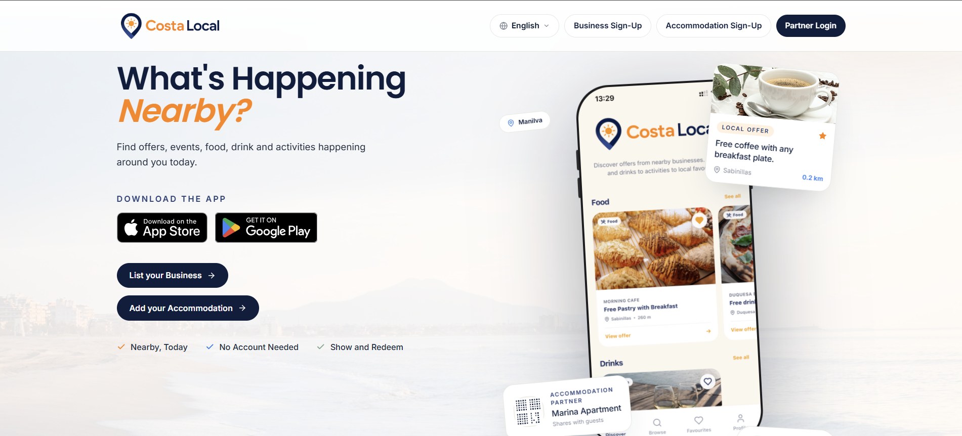 CostaLocal platform